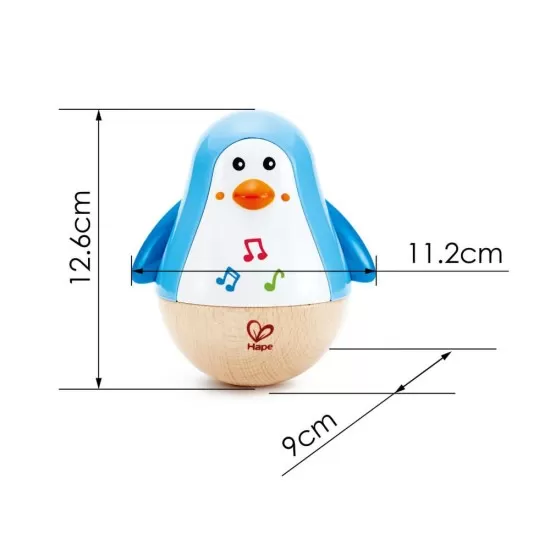 Jucarie din lemn Hape - Pinguin Hopa Mitica Jucarie din lemn Hape - Pinguin Hopa Mitica