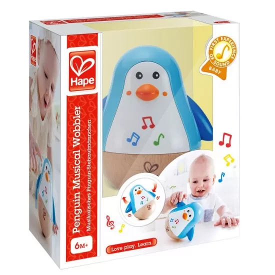 Jucarie din lemn Hape - Pinguin Hopa Mitica Jucarie din lemn Hape - Pinguin Hopa Mitica