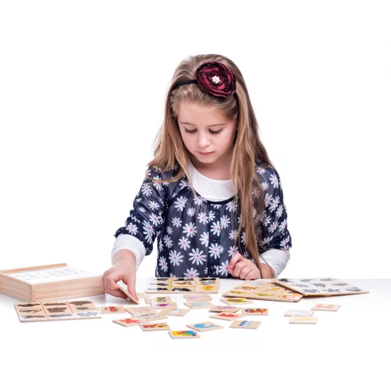 Jucarie educativa din lemn - Potriviti umbrele