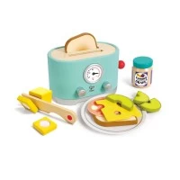 Set de joaca Hape - Prajitor de paine Ding & Pop-up 15 piese