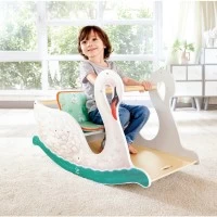 Scaun balansoar Lebada 2 in 1 pentru copii