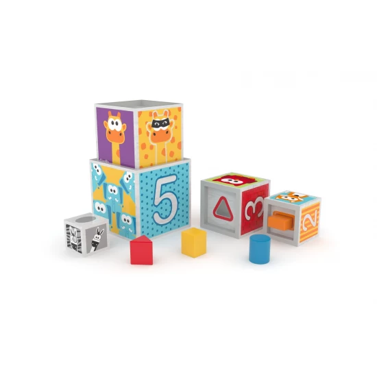 Set 3 jucarii educative J'adore Hape mov Set 3 jucarii educative J'adore Hape mov