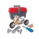 Set de constructie motociclete Hape 34 piese Set de constructie motociclete Hape 34 piese