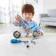 Set de constructie motociclete Hape 34 piese Set de constructie motociclete Hape 34 piese