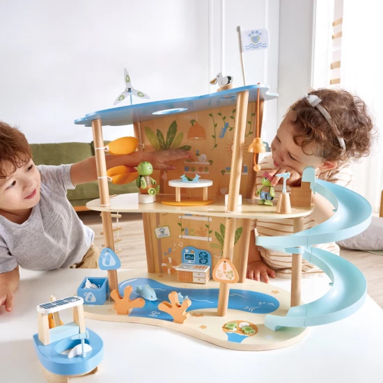 Set de joaca din lemn Hape - Salvarea oceanelor 48 piese Set de joaca din lemn Hape - Salvarea oceanelor 48 piese