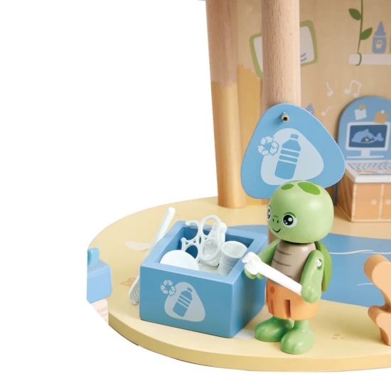 Set de joaca din lemn Hape - Salvarea oceanelor 48 piese Set de joaca din lemn Hape - Salvarea oceanelor 48 piese
