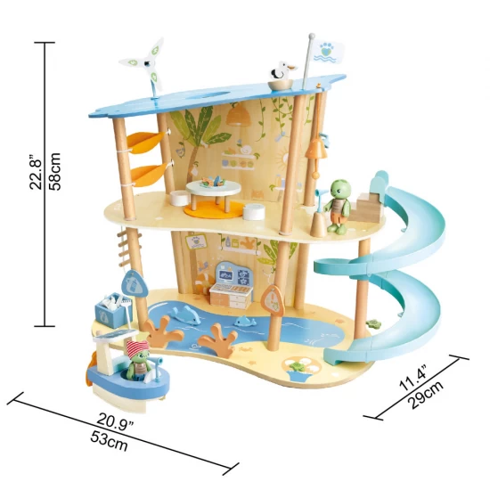 Set de joaca din lemn Hape - Salvarea oceanelor 48 piese Set de joaca din lemn Hape - Salvarea oceanelor 48 piese