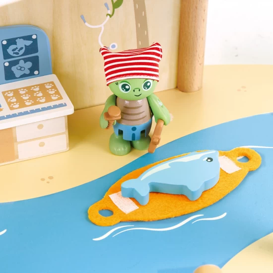 Set de joaca din lemn Hape - Salvarea oceanelor 48 piese Set de joaca din lemn Hape - Salvarea oceanelor 48 piese