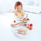 Set de joaca ustensile bucatarie din lemn Hape Set de joaca ustensile bucatarie din lemn Hape