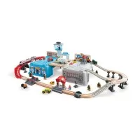 Set trenulet din lemn Metropola Hape