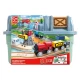 Set trenulet port din lemn Hape 51 piese
