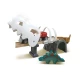Set de joaca trenulet aventura Dino Hape 61 piese Set de joaca trenulet aventura Dino Hape 61 piese