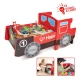 Set de joaca circuit din lemn Hape cu tren si incarcator minier 64 piese Set de joaca circuit din lemn Hape cu tren si incarcator minier 64 piese