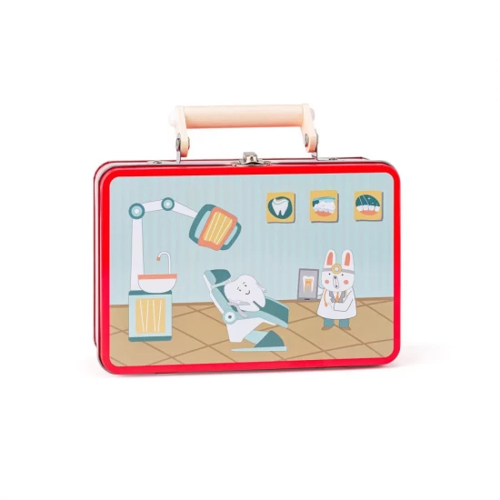 Set de joaca - Trusa de dentist din lemn Set de joaca - Trusa de dentist din lemn