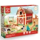 Set de joaca din lemn Ferma Animalelor Hape 33 piese
