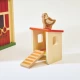 Set de joaca din lemn Ferma Animalelor Hape 33 piese