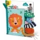 Jucarie senzoriala bebelusi - Carte cu cozi de animale Jucarie senzoriala bebelusi - Carte cu cozi de animale