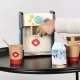 Jucarie aparat de cafea din lemn cu accesorii Jucarie aparat de cafea din lemn cu accesorii