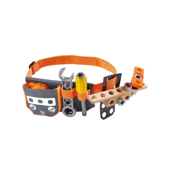 Set de joaca Hape, Centura cu unelte, 19 piese