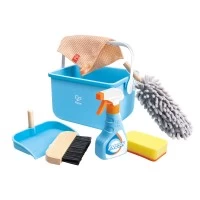 Set de curatenie cu galeata pentru copii Hape 7 piese