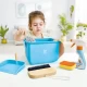 Set de curatenie cu galeata pentru copii Hape 7 piese Set de curatenie cu galeata pentru copii Hape 7 piese