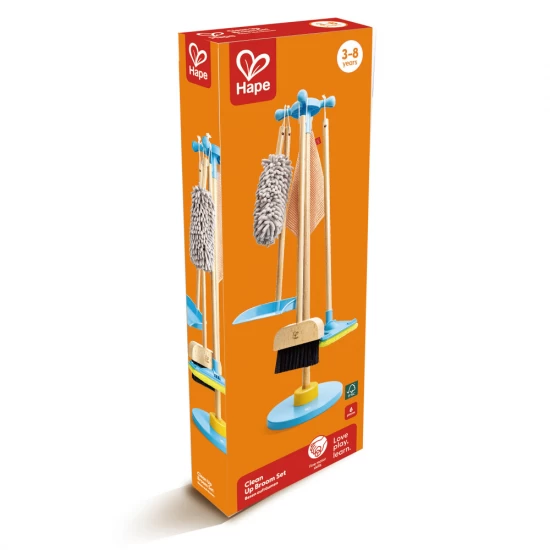 Set de curatenie cu matura pentru copii Hape 6 piese