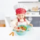 Set de gatit alimente la aburi pentru copii 16 piese Set de gatit alimente la aburi pentru copii 16 piese