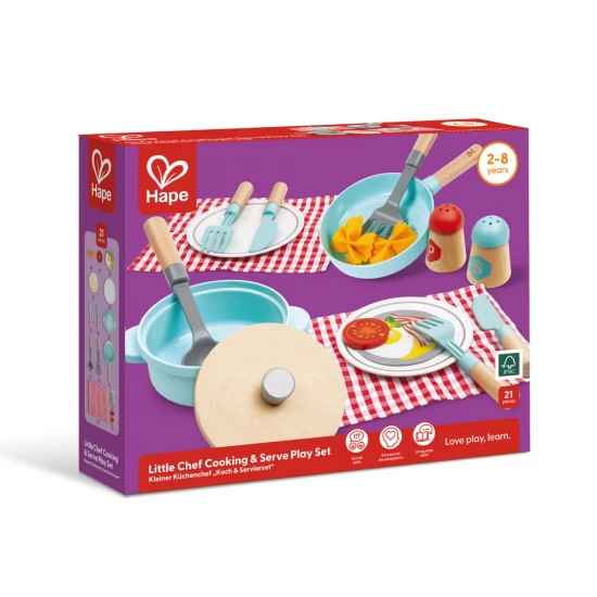 Set de joaca ustensile pentru gatit si servire 21 piese Set de joaca ustensile pentru gatit si servire 21 piese