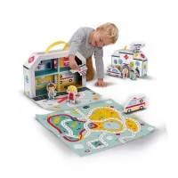 Set de joaca spital cu valiza si covoras