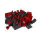Set de constructie - Acoperisuri 250 piese