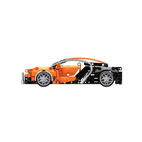 Jucarie tip lego tehnic de constructie masina sport portocalie 404 piese Jucarie tip lego tehnic de constructie masina sport portocalie 404 piese