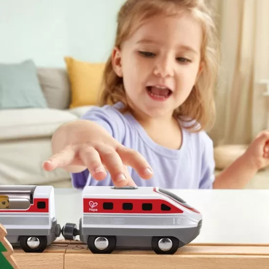 Tren Intercity alimentat cu baterii Hape Tren Intercity alimentat cu baterii Hape