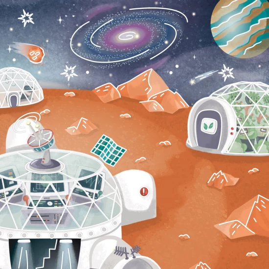 Kit de creat magneti pentru copii cu tematica Spatiu 17 piese Kit de creat magneti pentru copii cu tematica Spatiu 17 piese