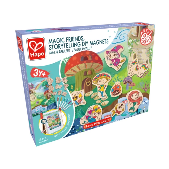 Kit de creat magneti tematica Fantasy pentru copii 17 piese Kit de creat magneti tematica Fantasy pentru copii 17 piese