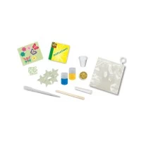 Laborator de slime fosforescent cu sclipici si forme pentru copii