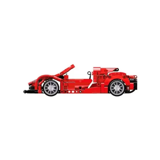 Set de contructie masina sport rosie tip lego tehnic 482 piese Set de contructie masina sport rosie tip lego tehnic 482 piese
