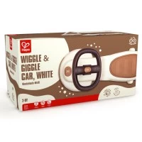 Masinuta ride on pentru copii Hape Wiggle & Giggle alb