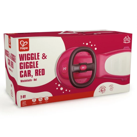 Masinuta ride on pentru copii Hape Wiggle & Giggle rosu