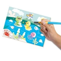 Set pictura cu apa Animale, 4 planse, +12 luni