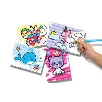 Set pictura cu apa Animale Fantasy, 4 planse, +12 luni