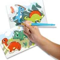 Set Coloreaza cu apa - Dinozauri