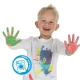 Set pictura cu degetele Animale, 8 cartonase. 3 culori acuarele, +12 luni