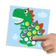 Set pictura cu degetele, 10 planse cu dinozauri, 3 culori acuarele, +12 luni
