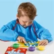 Set pictura cu degetele, 10 planse cu dinozauri, 3 culori acuarele, +12 luni