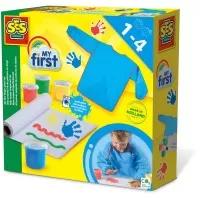 Set acuarele si sort pentru pictura cu degetele