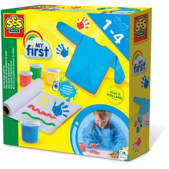 Set acuarele si sort pentru pictura cu degetele Set acuarele si sort pentru pictura cu degetele