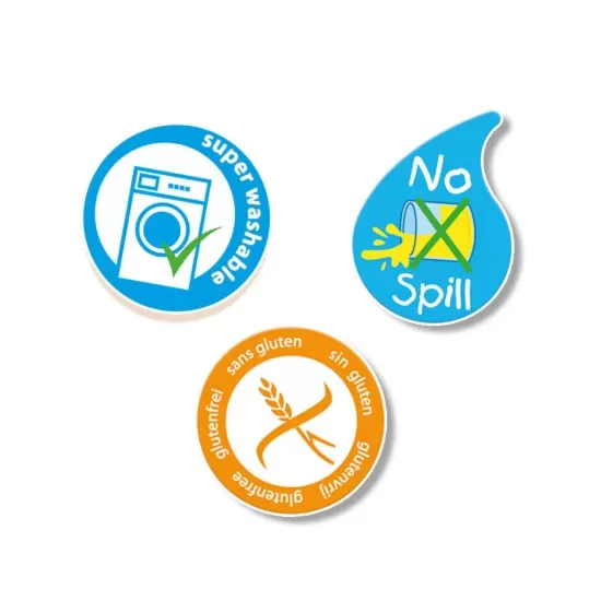 Set acuarele si sort pentru pictura cu degetele Set acuarele si sort pentru pictura cu degetele