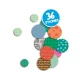 Set creativ animale autocolante cu 8 planse si 36 stickere