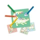 Set pictura 3 in 1 - PIctura cu degete, colorare si lipirea formelor Set pictura 3 in 1 - PIctura cu degete, colorare si lipirea formelor