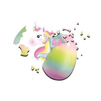Ou de jucarie pentru copii cu unicorn care eclozeaza in apa